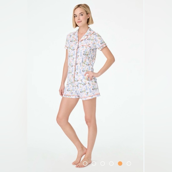 Roller Rabbit Hoppy Spring 🐰🐇Polo Pajamas - Size M - RARE - SOLD OUT ONLINE - Picture 6 of 7